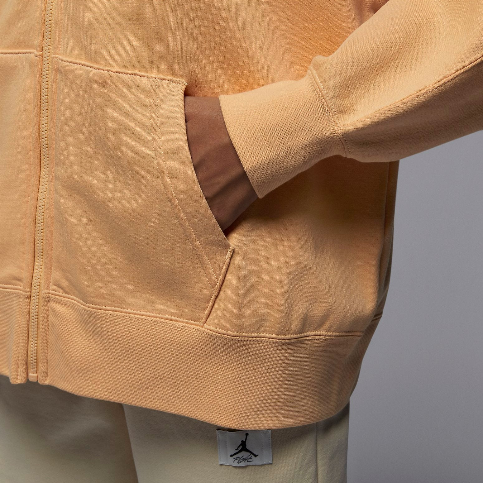 (WMNS) Air Jordan Logo Flight Jacket 'Orange' DZ3360-251 - 2