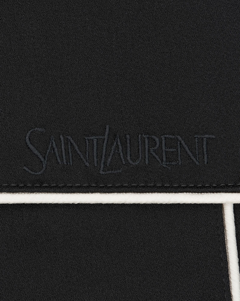 saint laurent teddy jacket in satin crepe 4