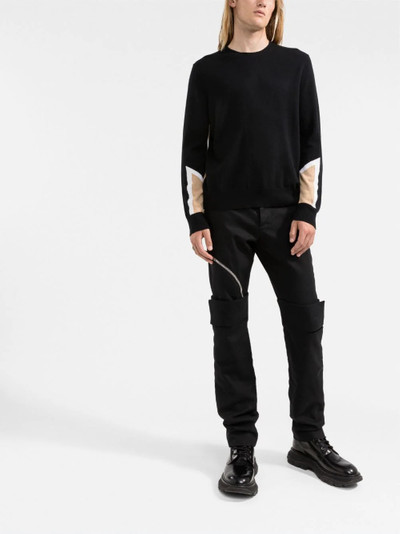 Neil Barrett colour-block jumper outlook