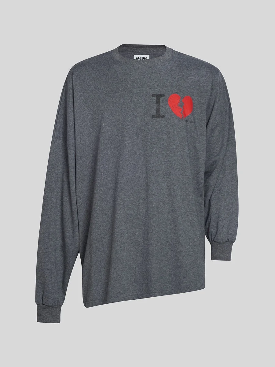 I Suffer Long Sleeve Off Black - 1