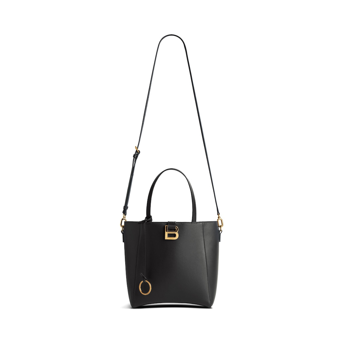 Women's Hourglass Soft Small Tote Bag  in Black - 4