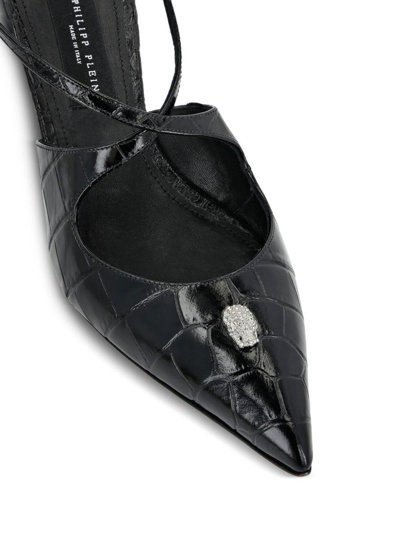 Crossing Crocco-print pumps 5