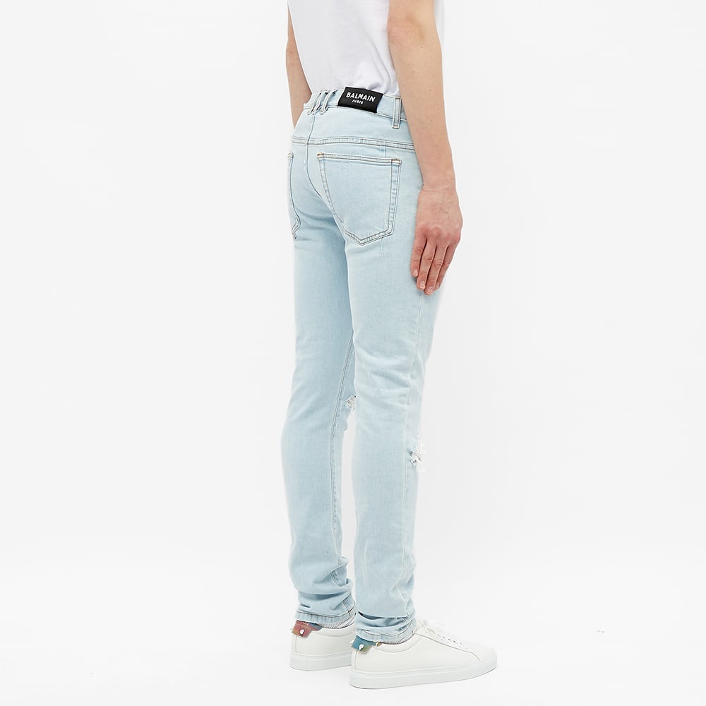 Balmain Slim Distressed Jean - 5