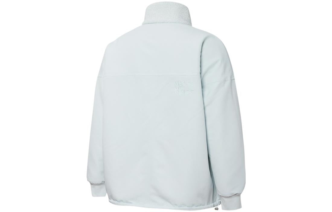 PUMA Mmq lamb's wool Reversible Stand Collar Jacket Couple Style Sky Blue 534744-62 - 2