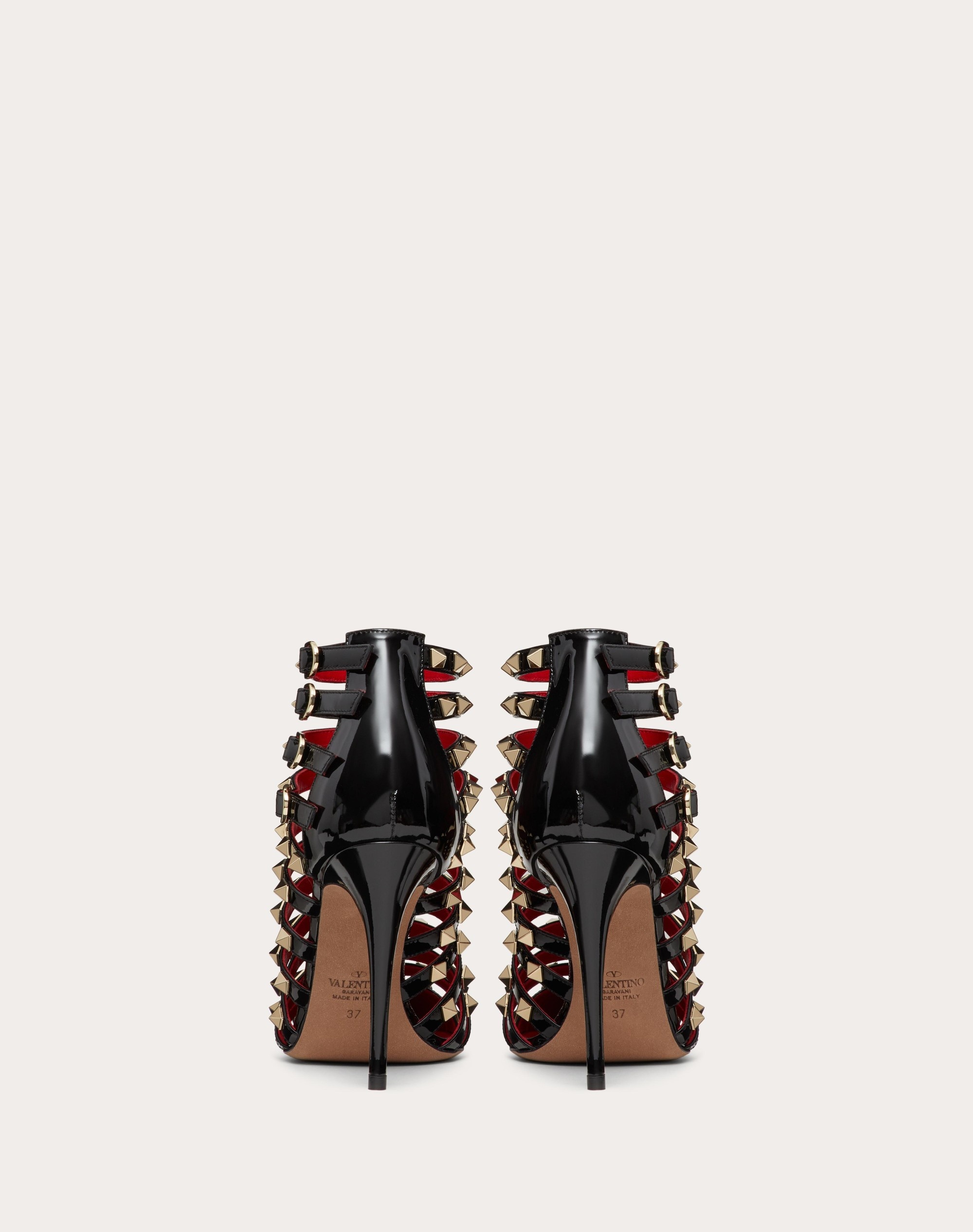 ROCKSTUD PATENT-LEATHER BOOT 100 MM - 3
