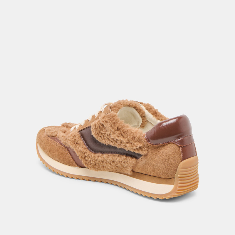 B.NTCD PLUSH SNEAKERS BROWN PLUSH 7