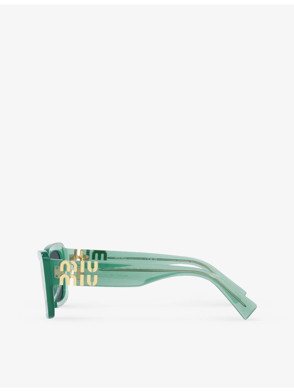 MU 07YS Glimpse semi-transparent acetate sunglasses - 4