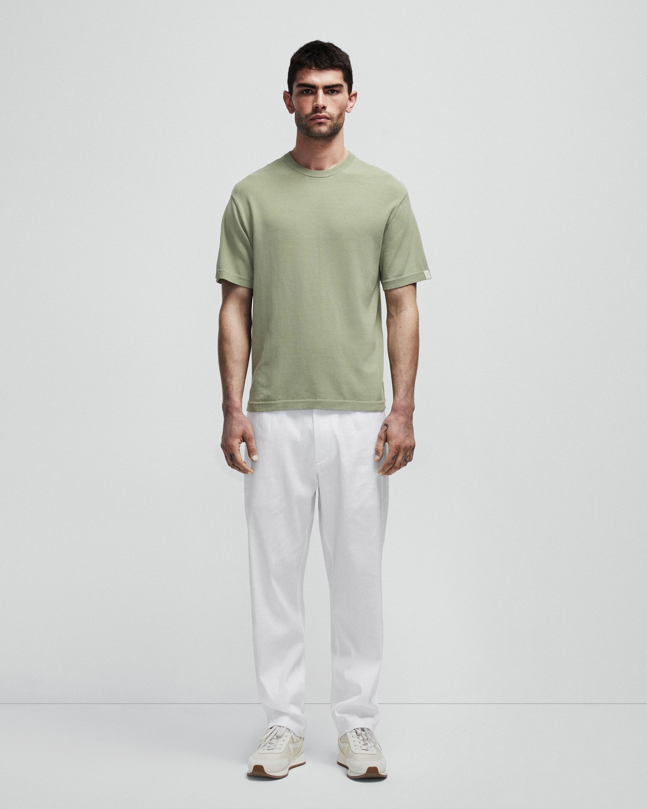 Nolan Corded Cotton Crew
Classic Fit T-Shirt - 3