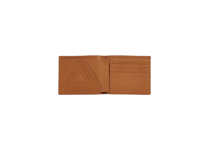 PALACE P EMBOSSED BILLFOLD WALLET BROWN outlook