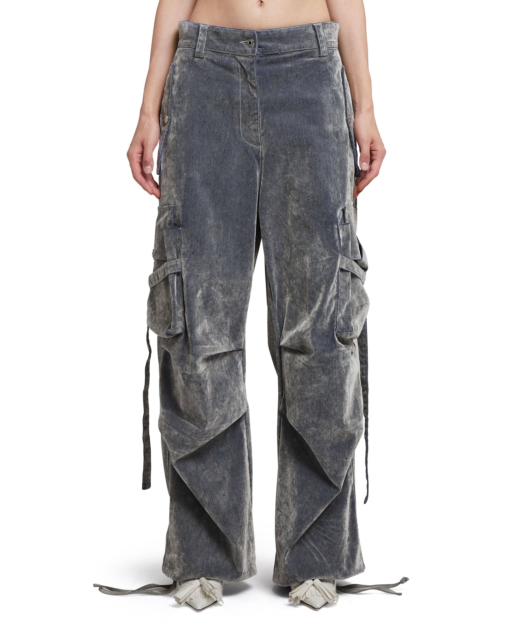 Cargo trousers with "Flock Denim" workmanship - 2