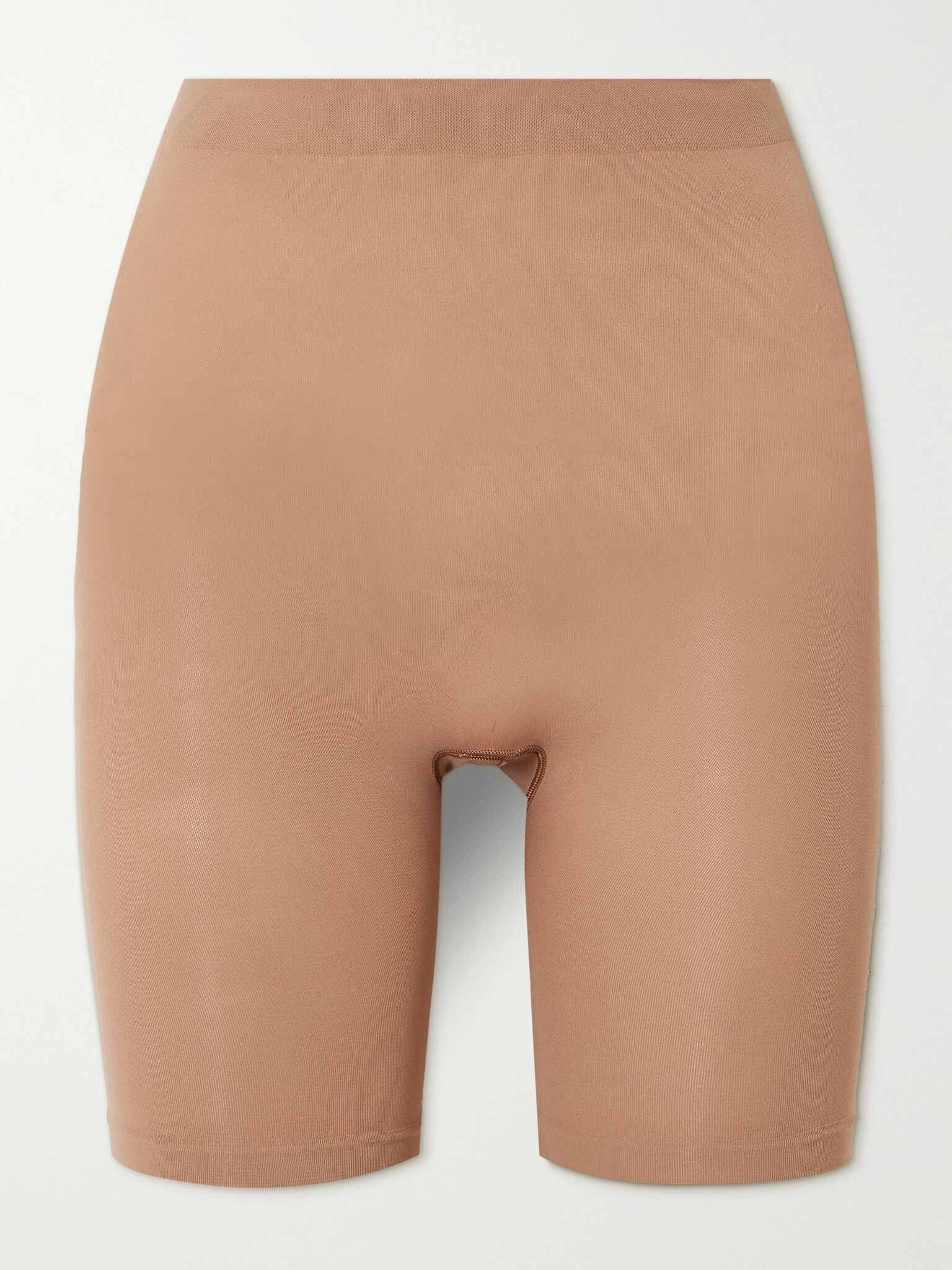 Seamless Sculpt Mid Thigh Short - Sienna Beige - 1