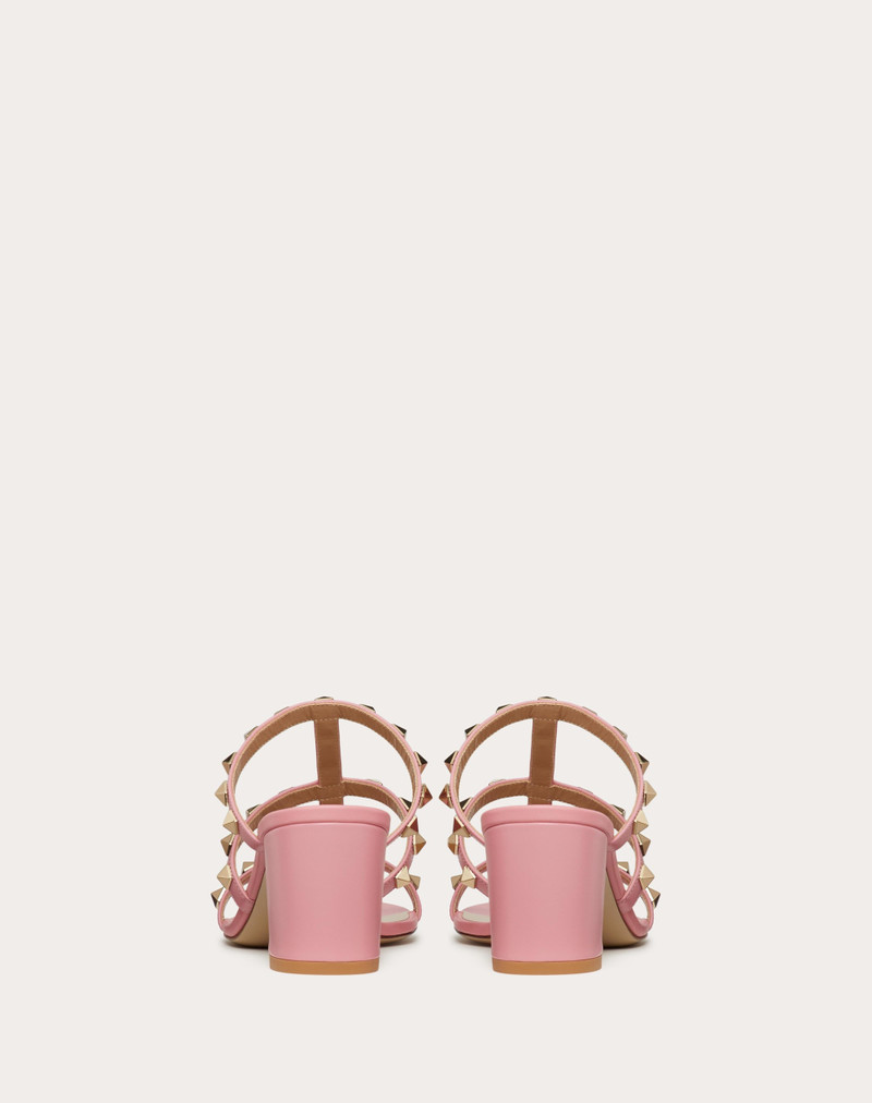 ROCKSTUD CALFSKIN LEATHER SLIDE SANDAL 60 MM 3