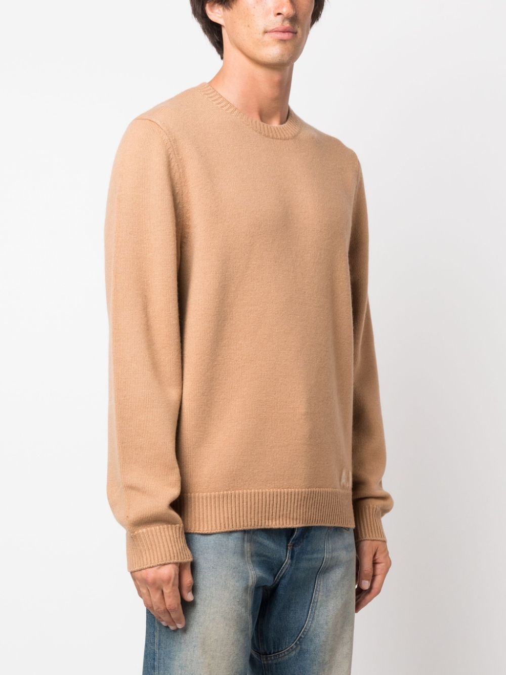 Edward logo-intarsia wool jumper - 3