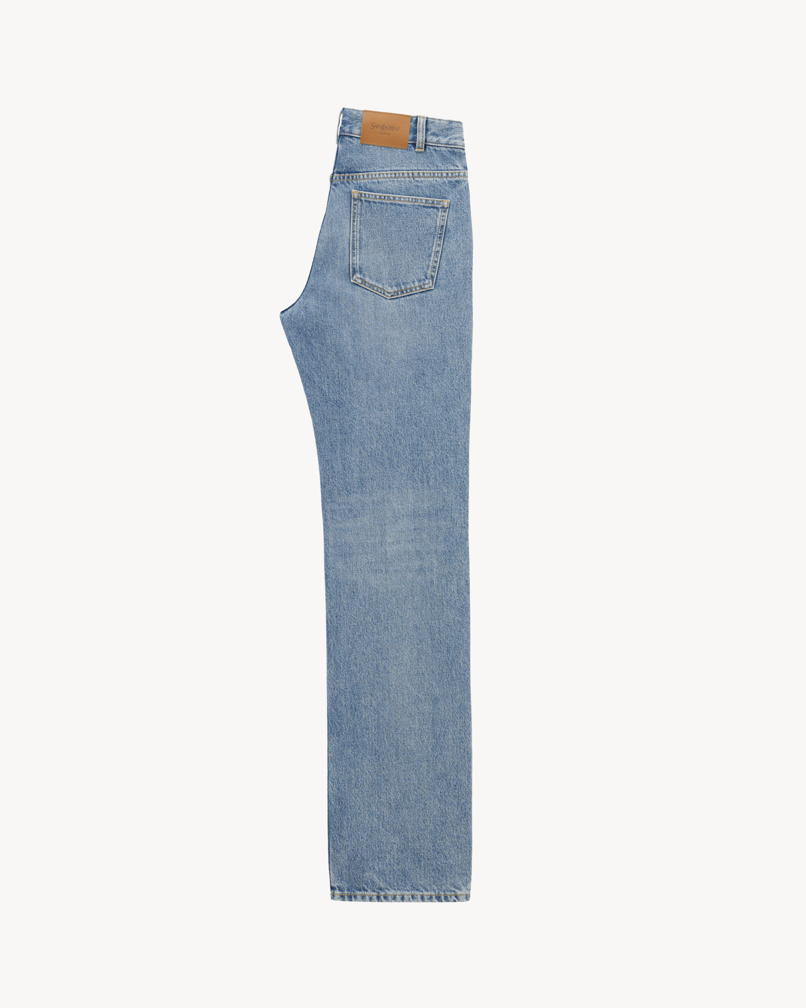 NICO LOW-RISE JEANS IN BAHAMAS BLUE DENIM - 2