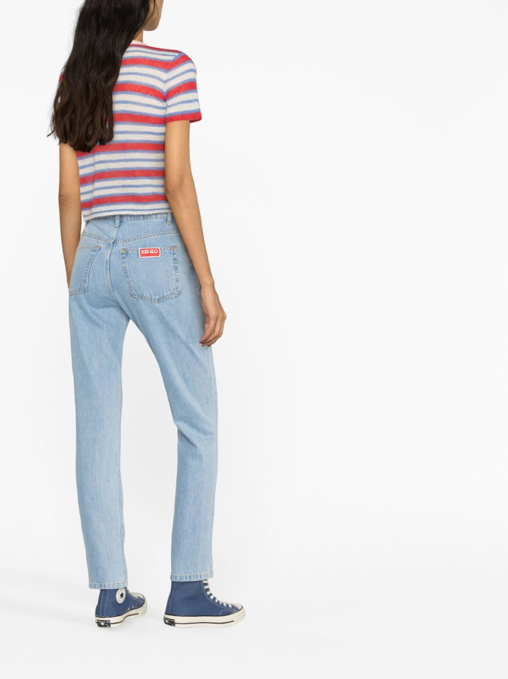 Asagao straight-leg jeans - 3