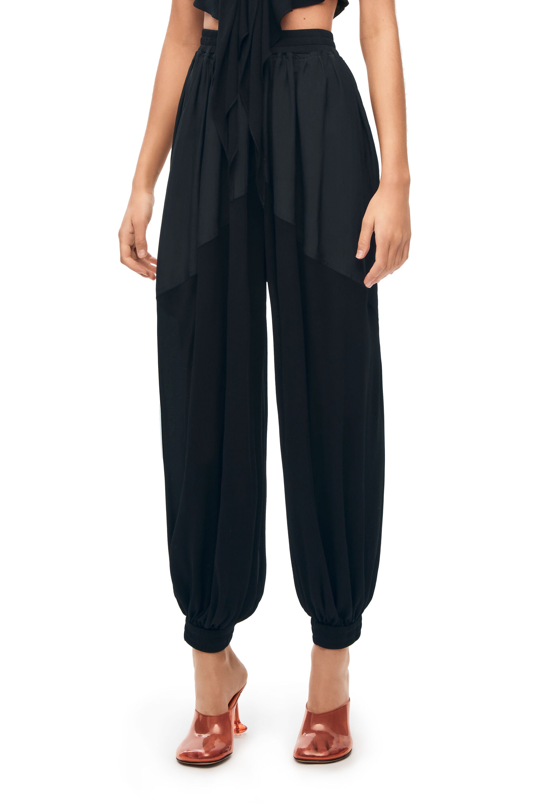Balloon trousers in viscose blend - 3