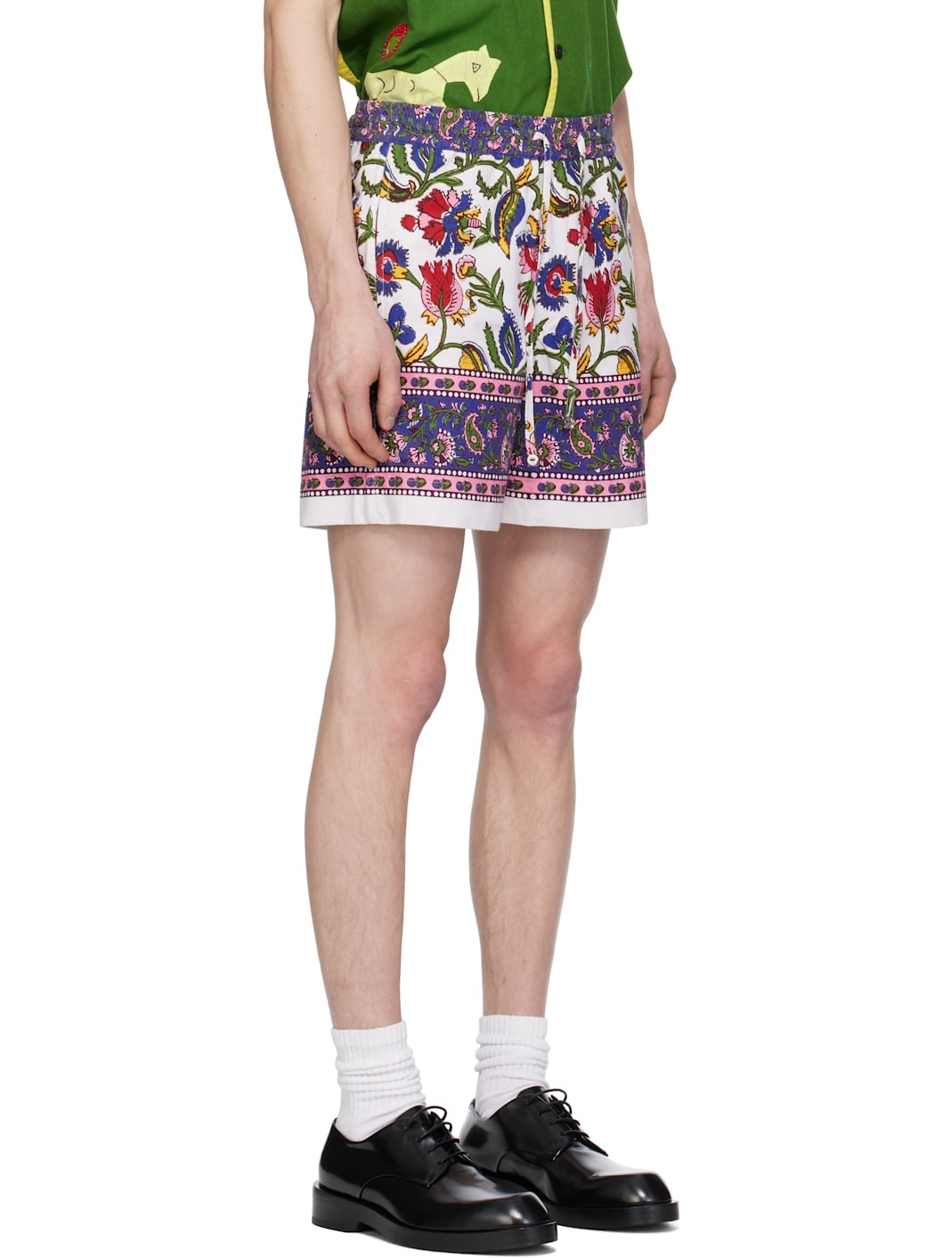 Multicolor Printed Floral Shorts - 2