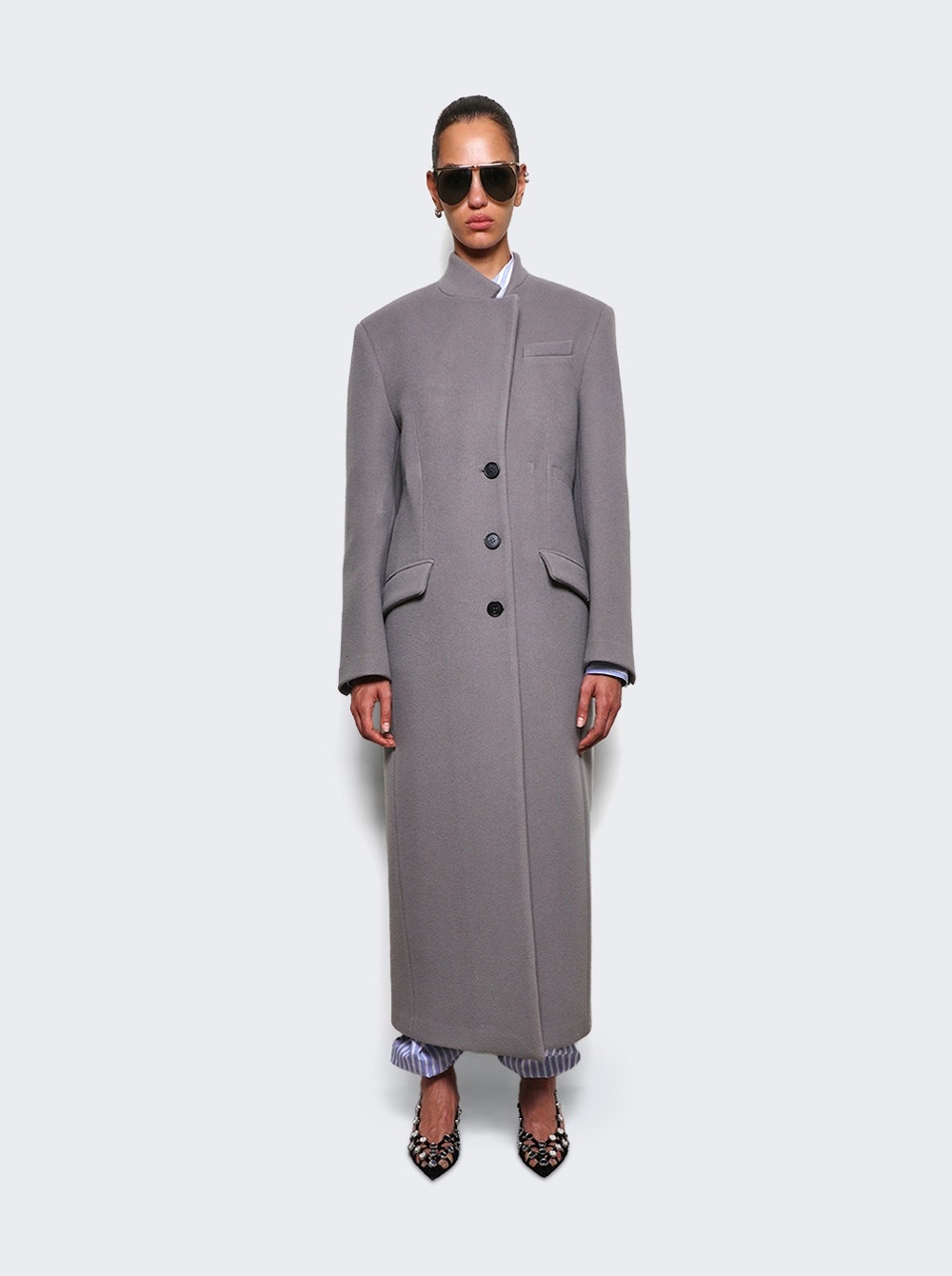 Long Coat Grey - 3