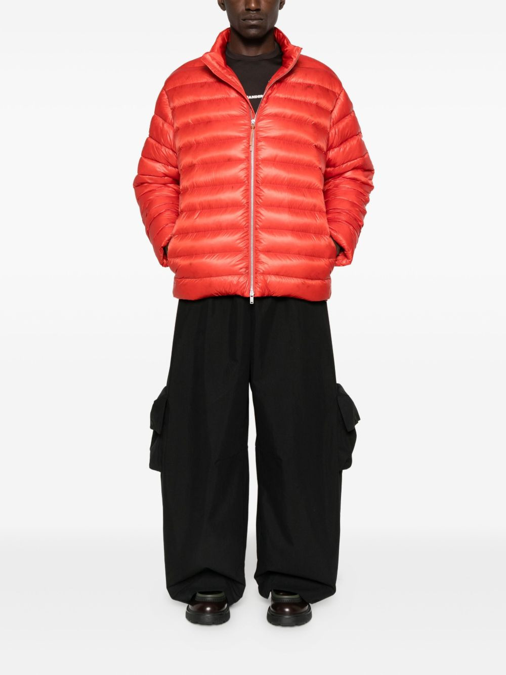 quilted down jacket - 2