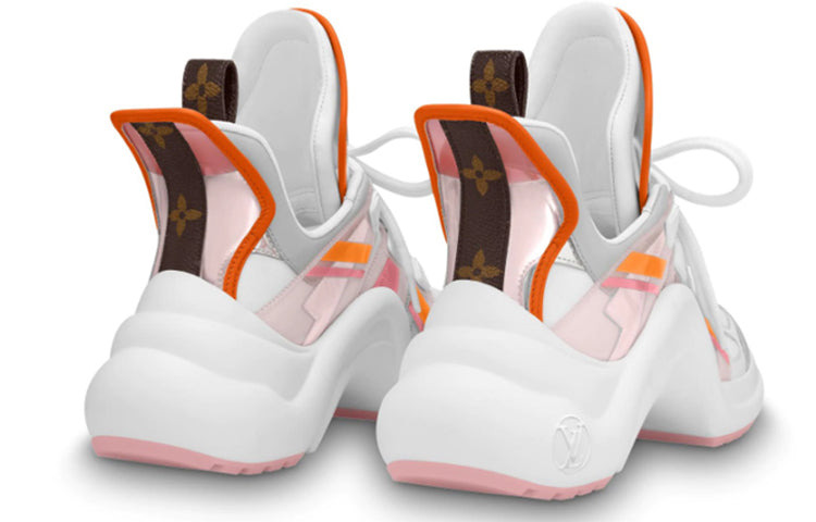 (WMNS) LOUIS VUITTON LV Archlight Sports Shoes White/Orange 1A65RA - 4