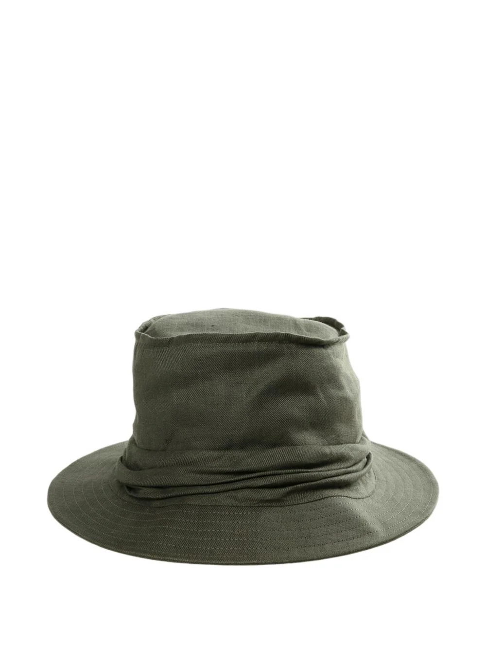 ruched bucket hat - 1