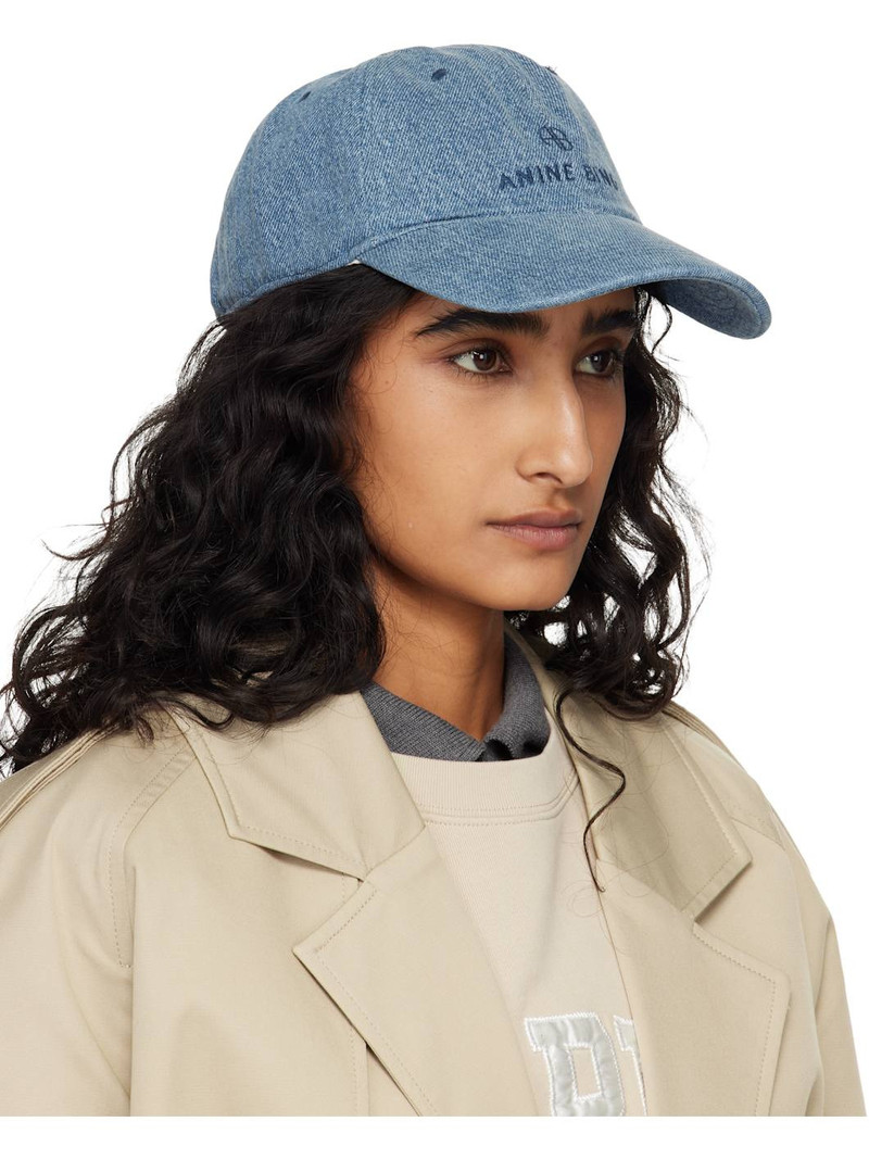 ANINE BING Blue Jeremy Baseball Cap outlook