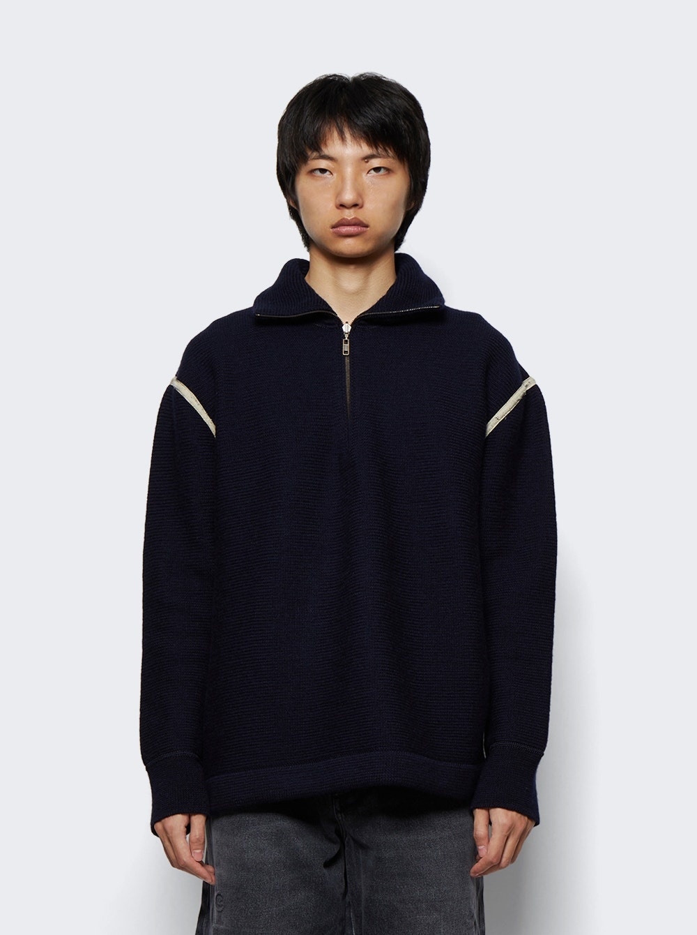 Classic Pullover Navy - 3