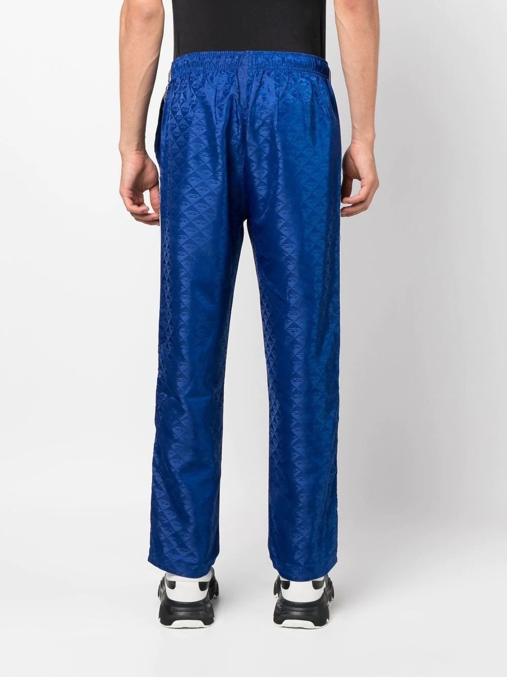 logo straight-leg trousers - 4
