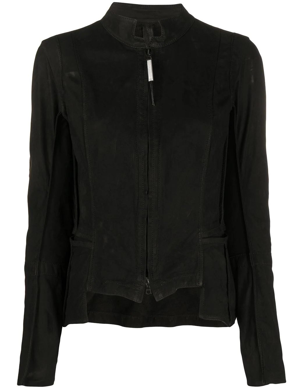fitted zip-up jacket - 1