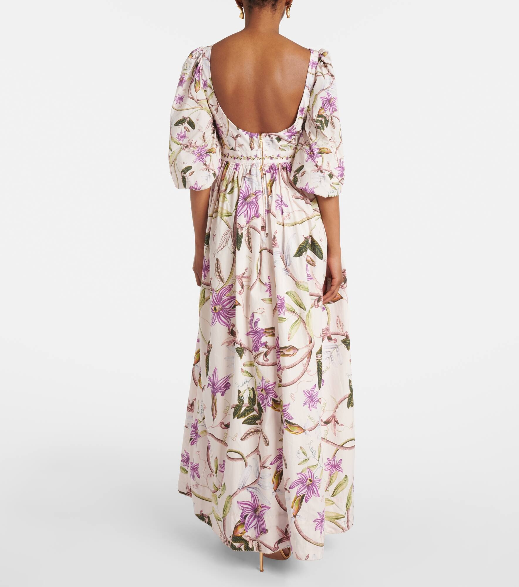 Viviane floral cotton maxi dress - 3