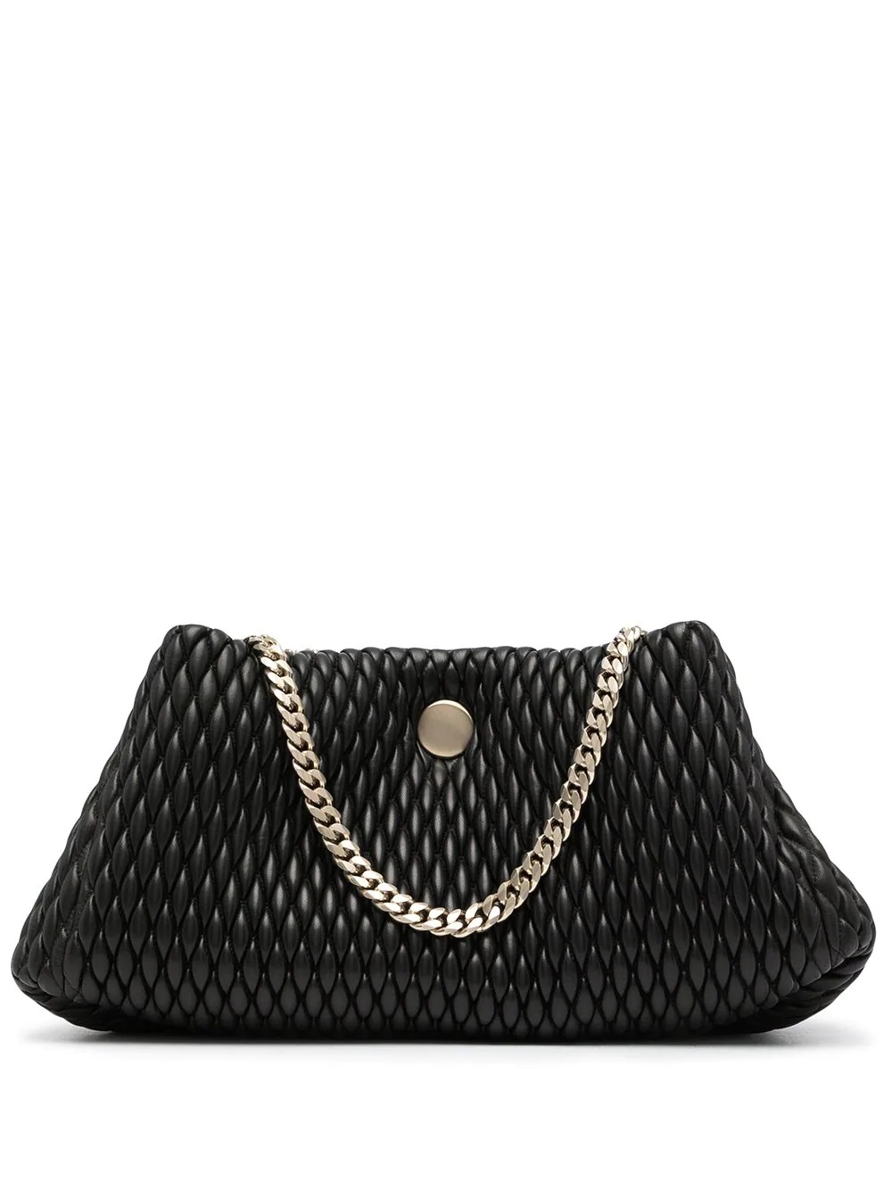 quilted chain shoulder bag - 1