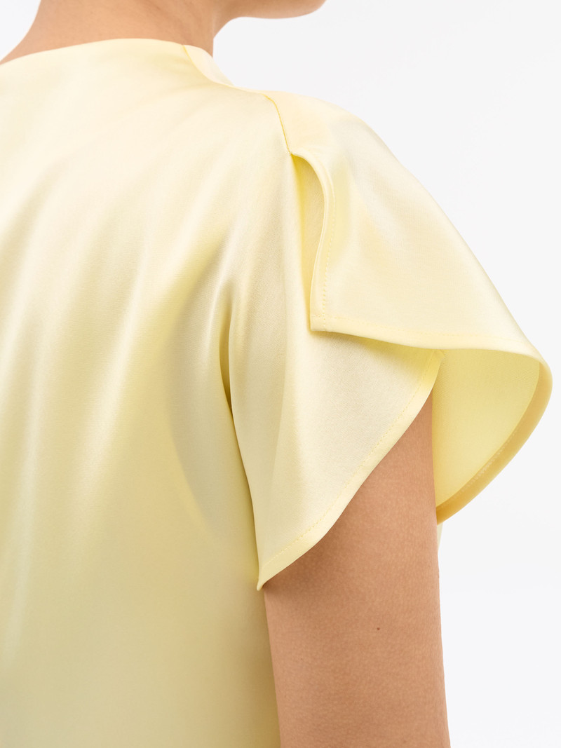 Leilani Draped Satin Dress 4