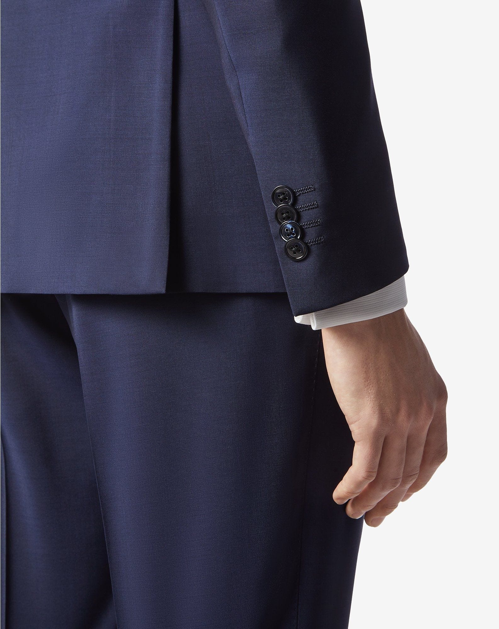 Blue wool and mohair tuxedo - 6