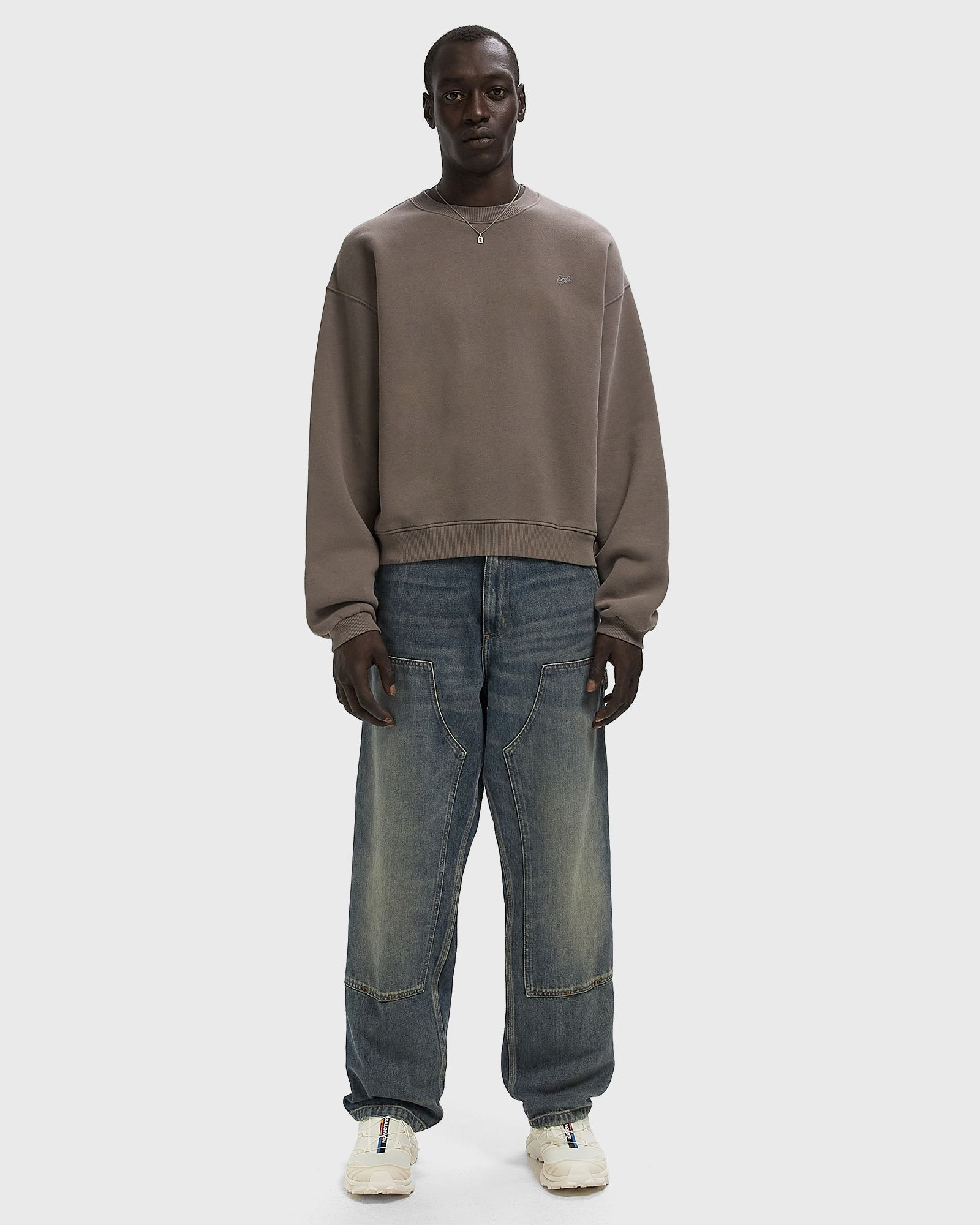 ERL SCRIPT CREWNECK SWEATER KNIT - 2