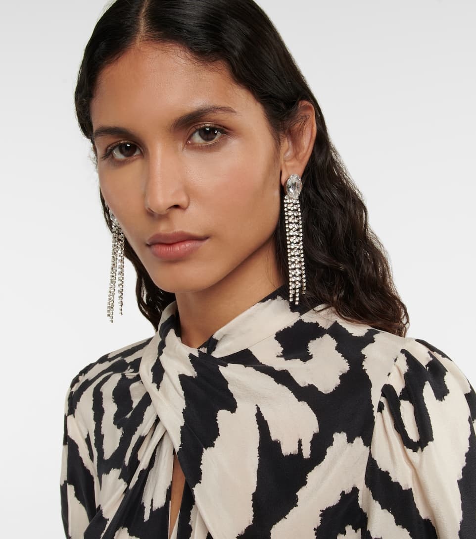 Crystal-embellished earrings - 3