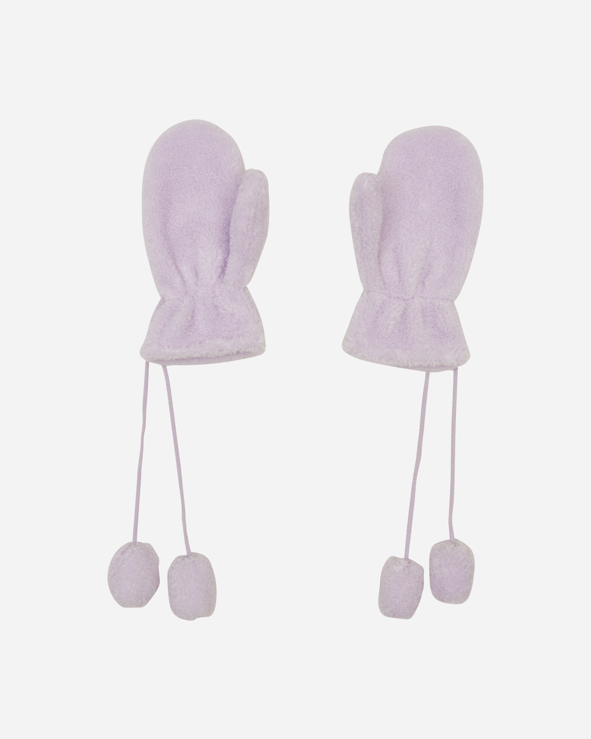 Teddy Pom Pom Mittens Wisteria - 3