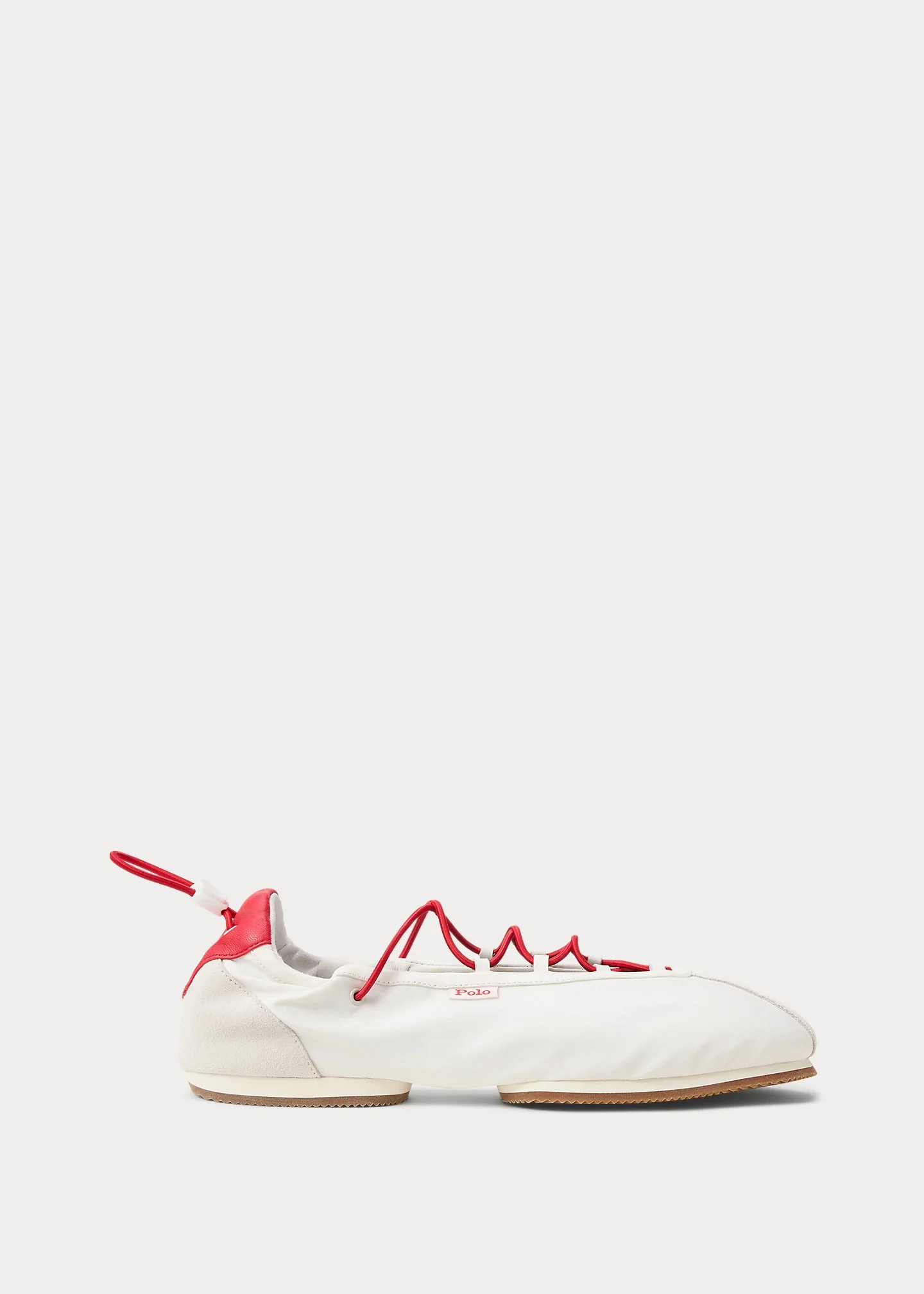The Nylon Lace-Up Ballerina Sneaker - 1