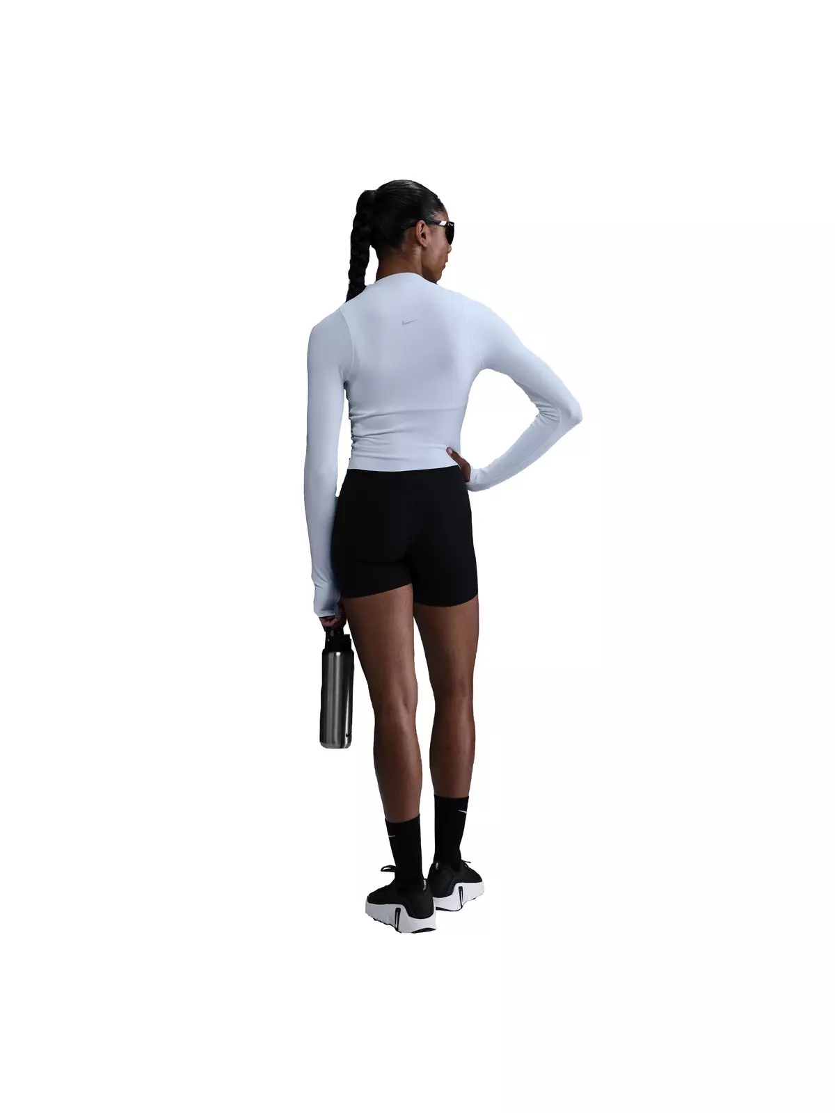 Women's Zenvy Dri-FIT Long-Sleeve Top - White - 5