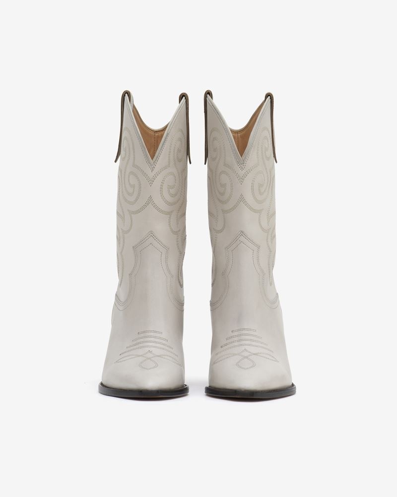 LULIETTE LEATHER LOW BOOTS - 5
