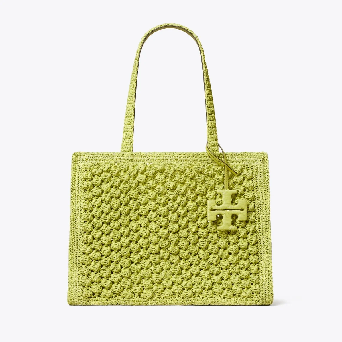 Small Ella Hand-Crocheted Popcorn Tote - 1