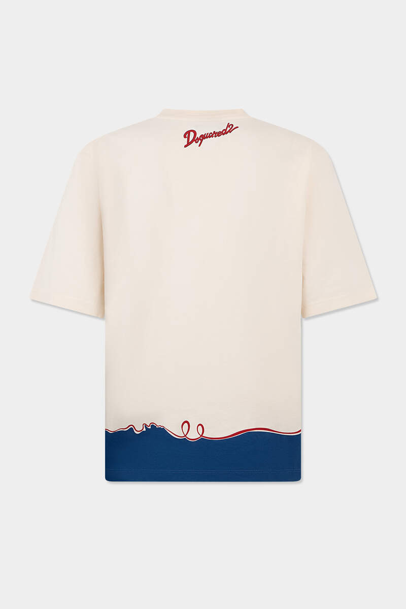 DSQUARED2 ALOHA SOUVENIR LOOSE FIT T-SHIRT outlook
