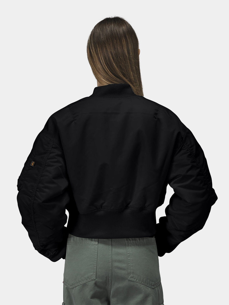 CROPPED MA-1 FLIGHT JACKET WOMENS 4