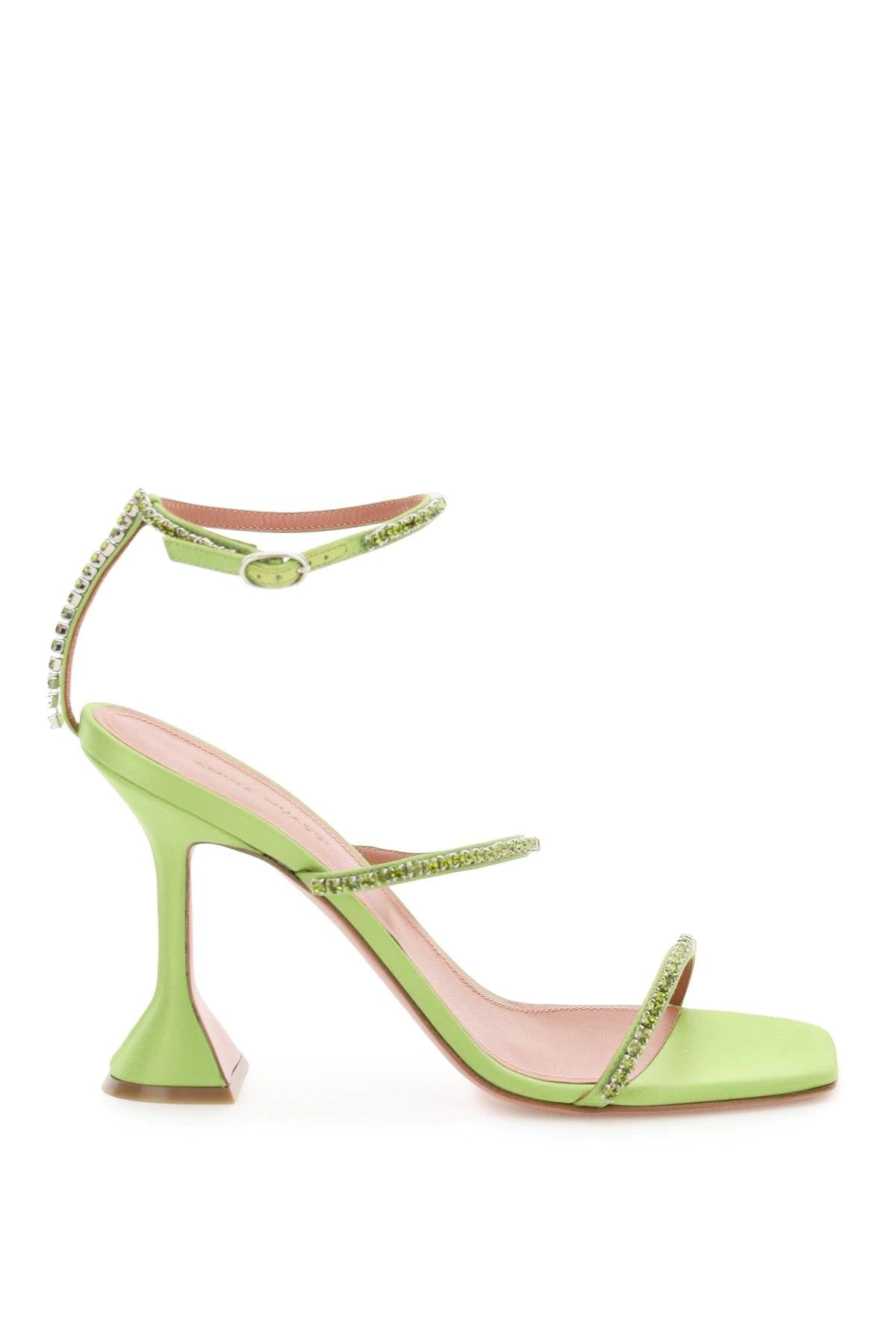 SILK SATIN GILDA SANDALS - 1