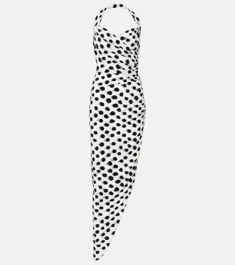 Cayla polka-dot midi dress 1