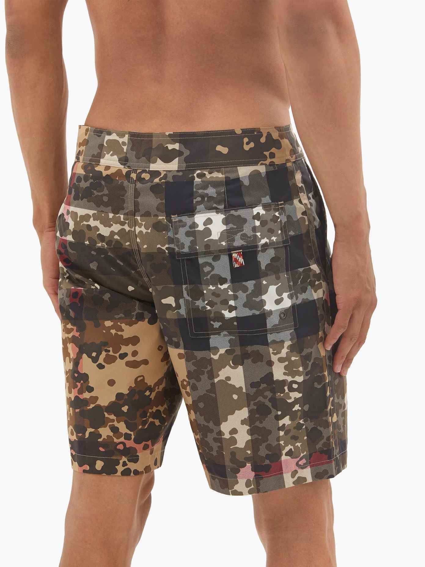 Breton camouflage-print board shorts - 4