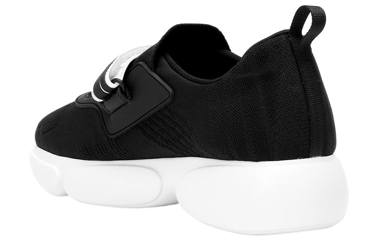 (WMNS) PRADA Cloudbust Rubber and Leather Sneakers 'Black White' 1E6511_3KK6_F0632_F_D040 - 4