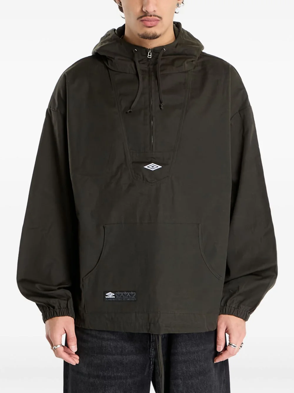 Slam Jam waxed hoodie - 1