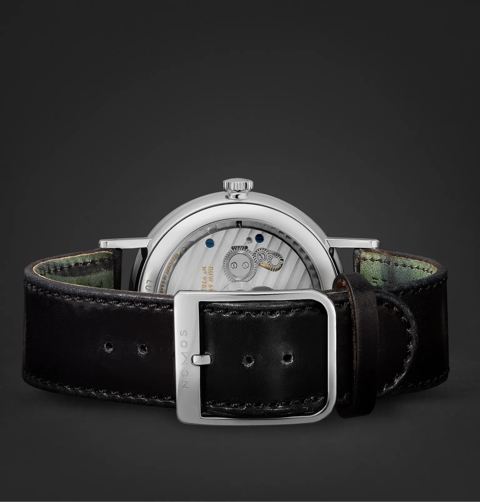 Ludwig Neomatik 41 Limited Edition Automatic 40.5mm Stainless Steel and Leather Watch, Ref. No. 291 - 3