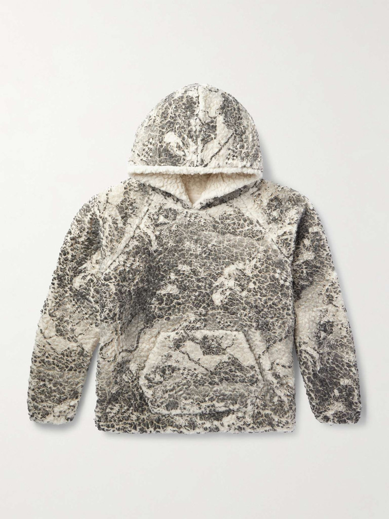 Printed Fleece Hoodie - 1