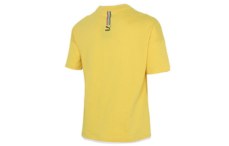 PUMA PUMA x Britto T-Shirt 'Yellow White Black' 532257-37 outlook